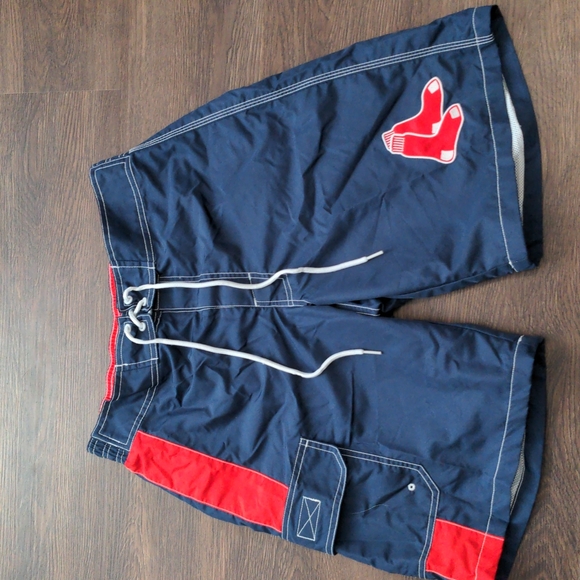 Boston Red Sox Swimming Shorts Mens Small MLB Genuine Merchandise - Picture 2 of 8